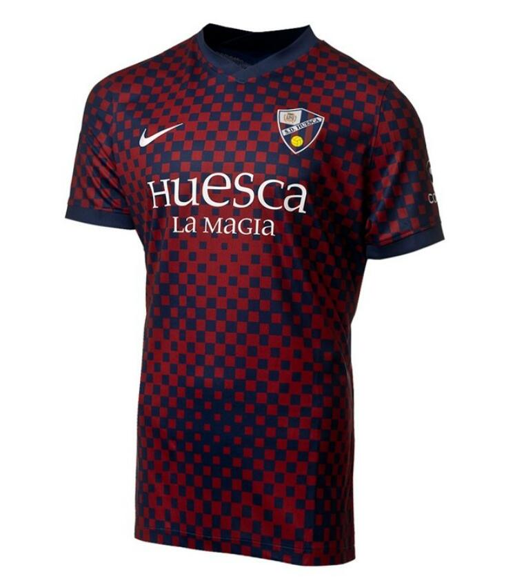 2021/22 SD Huesca Home Kit Soccer Jersey